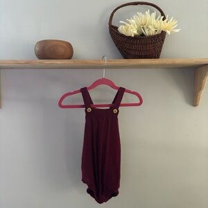 Cat & Jack Maroon Romper • 18m